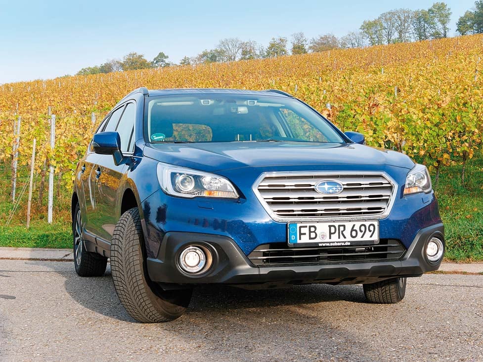 Frontansicht von Subaru Outback