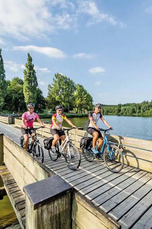 Radwege an der Seenplatte