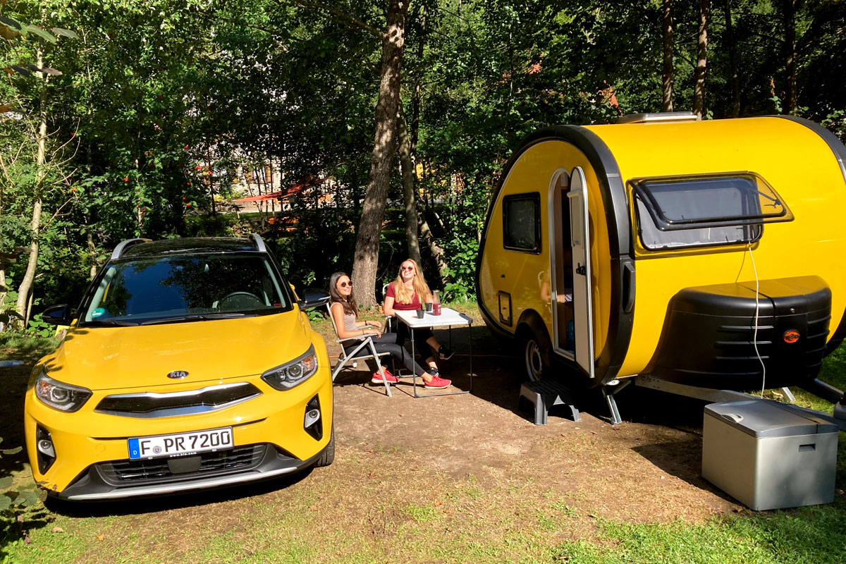 Campingtrip mit Kia Stonic und T@B 320