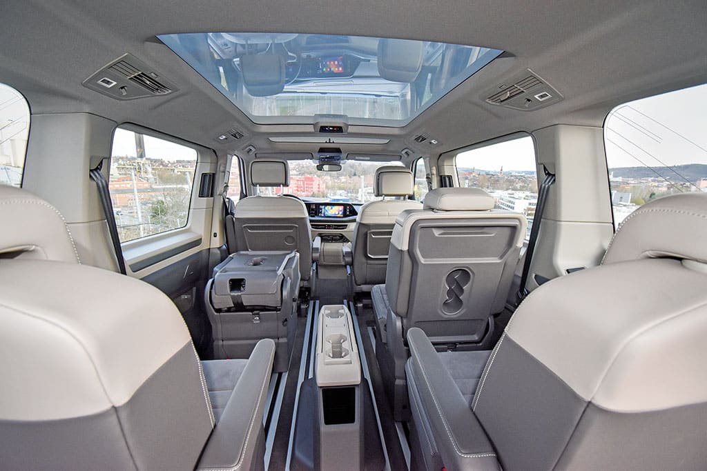 Innenraum des VW T7 Multivan