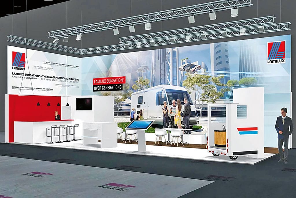 Lamilux Messestand