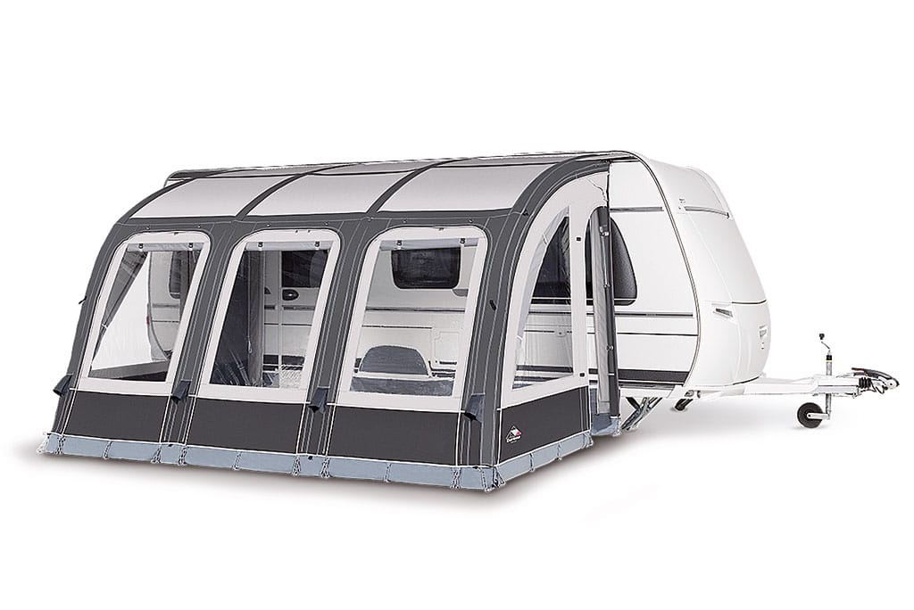 Vorzelt am Wohnwagen