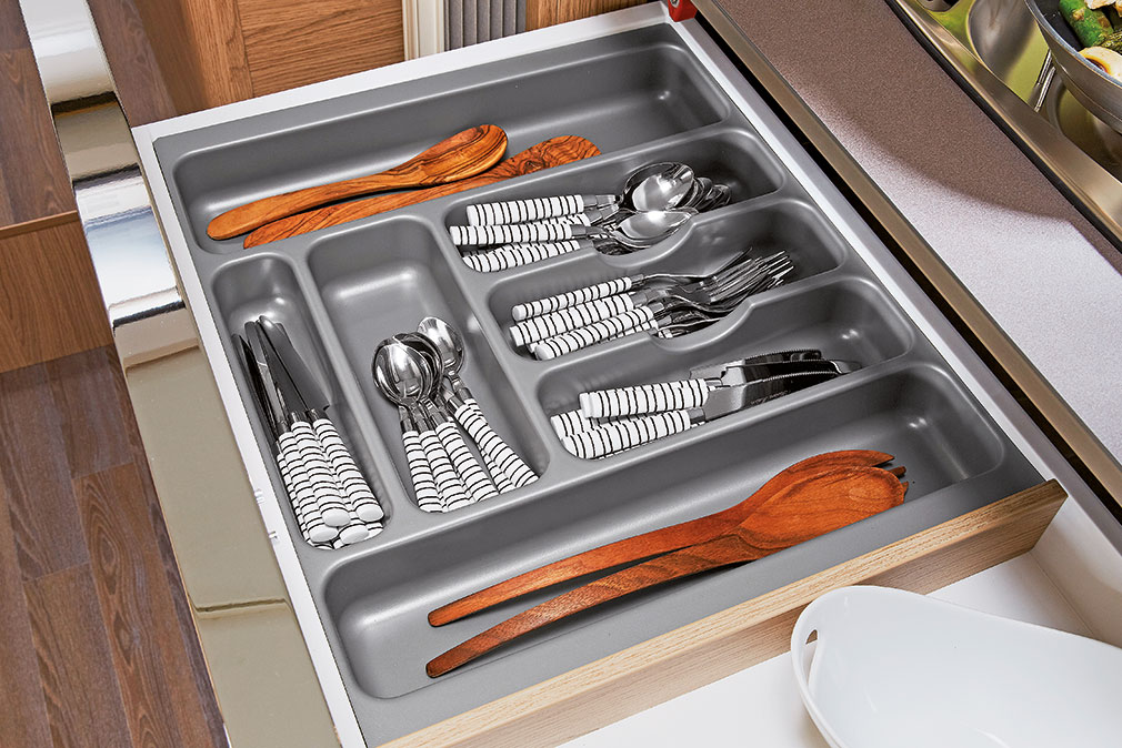 Schublade mit Besteck