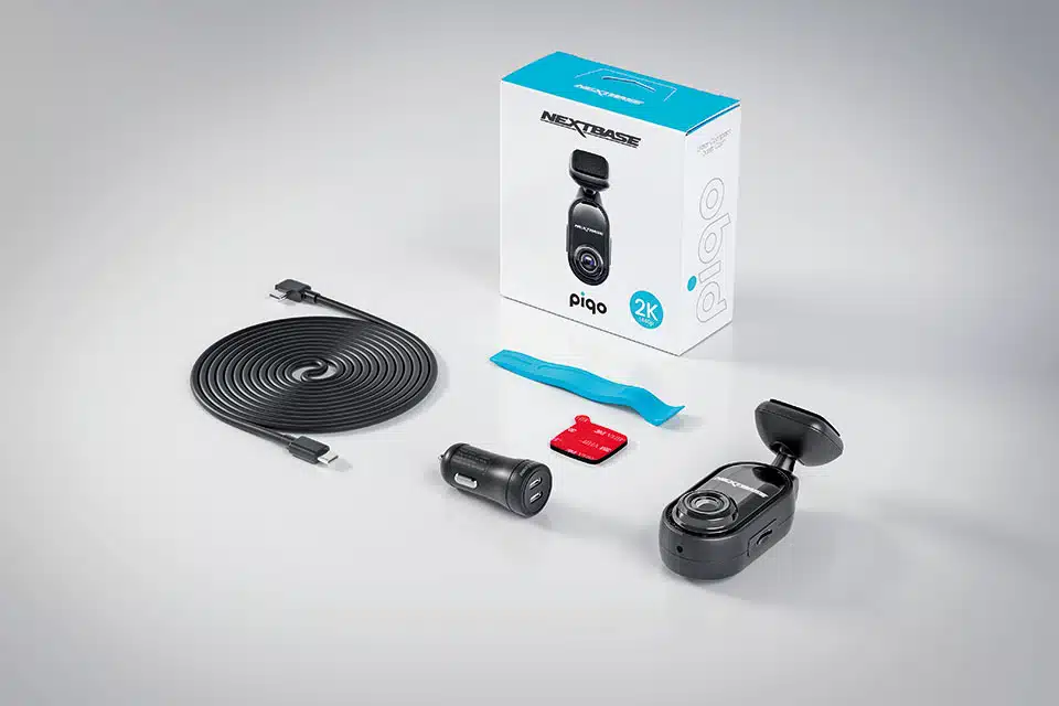 Dashcam mit Verpackung