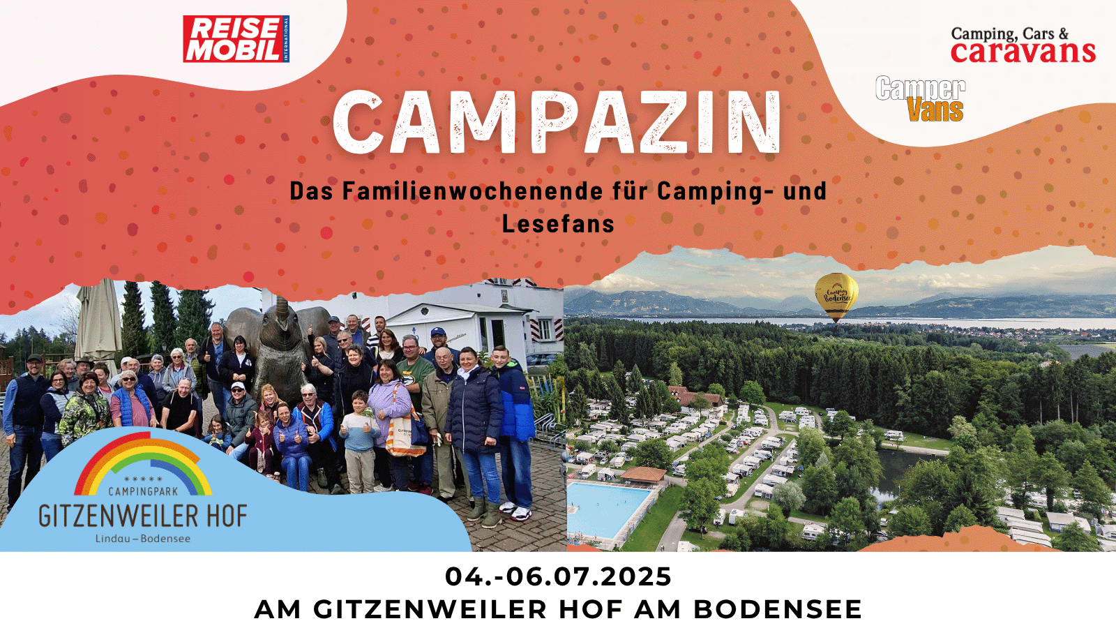 Vom 04.–06. Juli verwandeln wir den Gitzenweiler Hof in Lindau in ein echtes Camping-Festival