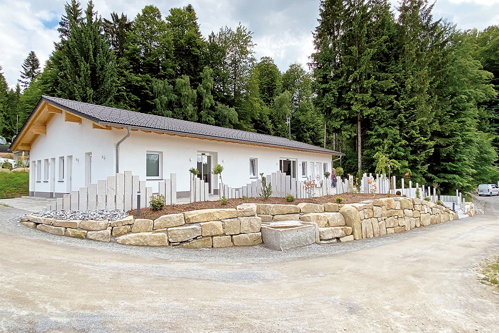 Das Sanitär auf dem Camping Resort Bayerwald.